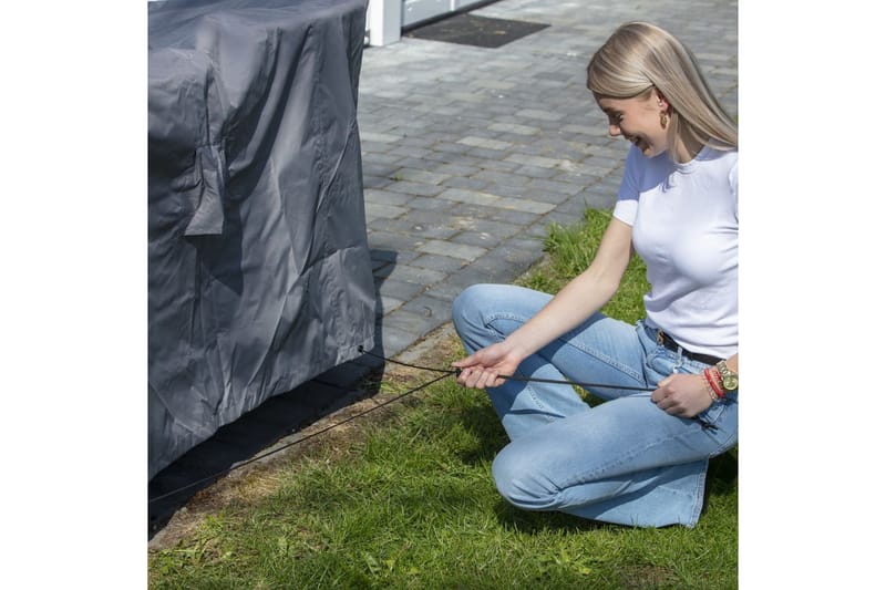 Madison Trekksett til hagesofa 210x200x70cm grå - Hagemøbler - Puteoppbevaring & møbelbeskyttelse - Overtrekk hagemøbler