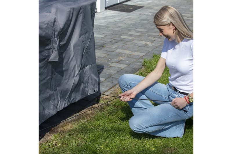 Madison Trekksett til hagesofa 400x300x70cm grå - Hagemøbler - Puteoppbevaring & møbelbeskyttelse - Overtrekk hagemøbler