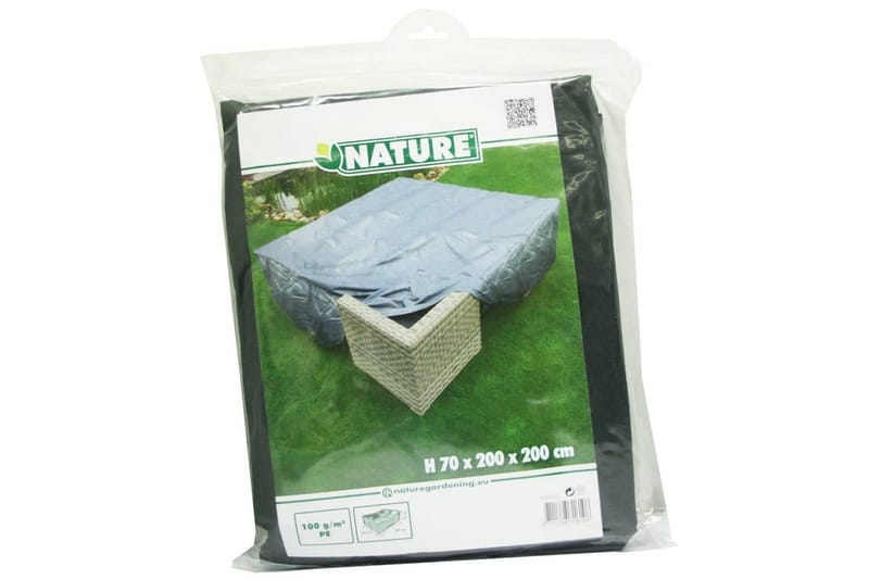 Nature Hagemøbeltrekk for lavt bord og stoler 200x200x70 cm - Hagemøbler - Puteoppbevaring & møbelbeskyttelse - Overtrekk hagemøbler