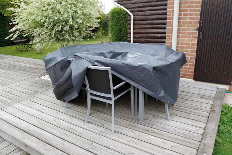 Nature Hagemøbeltrekk for runde bord 205x205x90 cm - Hagemøbler - Puteoppbevaring & møbelbeskyttelse - Overtrekk hagemøbler