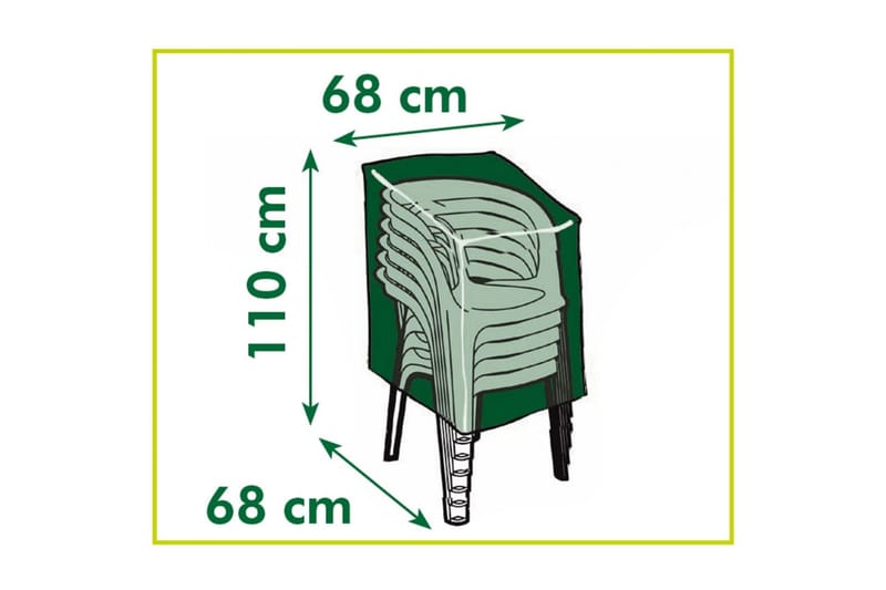 Nature Hagemøbeltrekk for stoler 110x68x68 cm - Overtrekk hagemøbler
