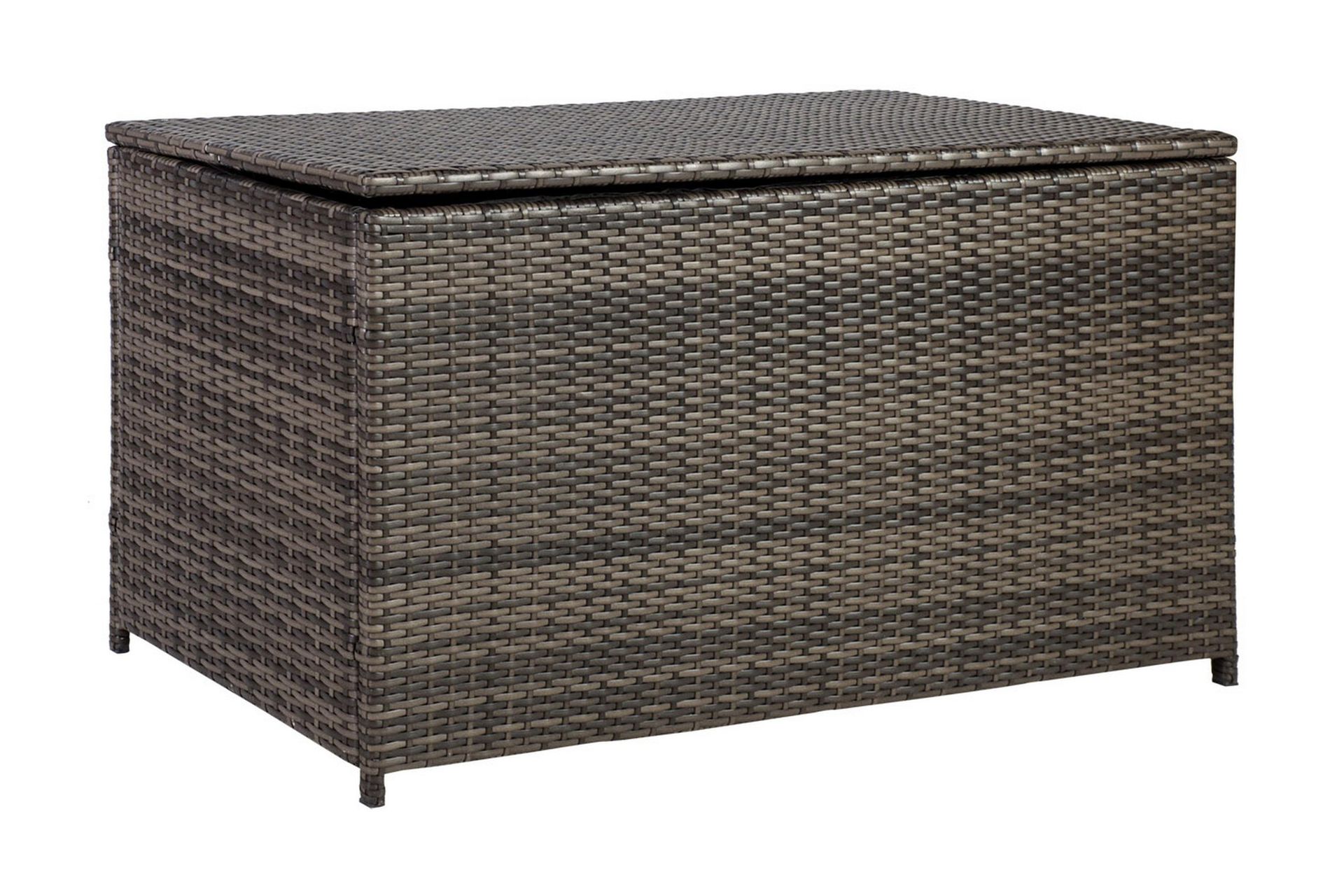 Puteboks WICKER 122x52xH62cm brun - Hagemøbler - Puteoppbevaring & møbelbeskyttelse - Overtrekk hagemøbler