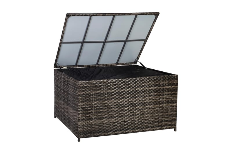 Putekkasse WICKER 140x80x65cm - Hagemøbler - Puteoppbevaring & møbelbeskyttelse - Overtrekk hagemøbler