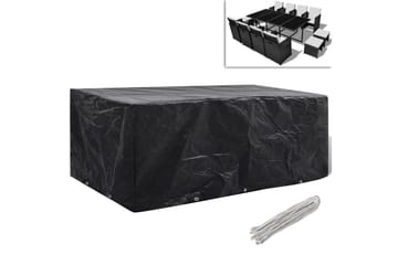 Trekk til hagemøbler 8 personers polyrottingsett 229x113 cm - Hagemøbler - Puteoppbevaring & møbelbeskyttelse - Overtrekk hagemøbler