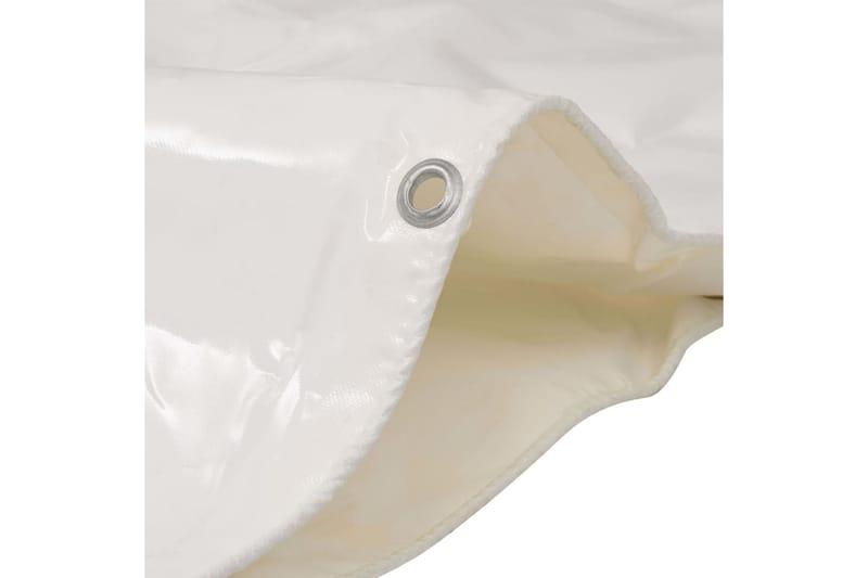 Presenning 650 g/m² 6x8 m hvit - Hagemøbler - Puteoppbevaring & møbelbeskyttelse - Presenning