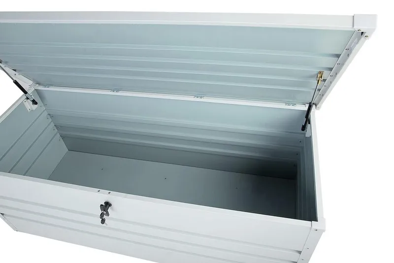 Cebrosa Puteboks 165 cm - Hvit - Hagemøbler - Puteoppbevaring & møbelbeskyttelse - Putebokser & Putekasser