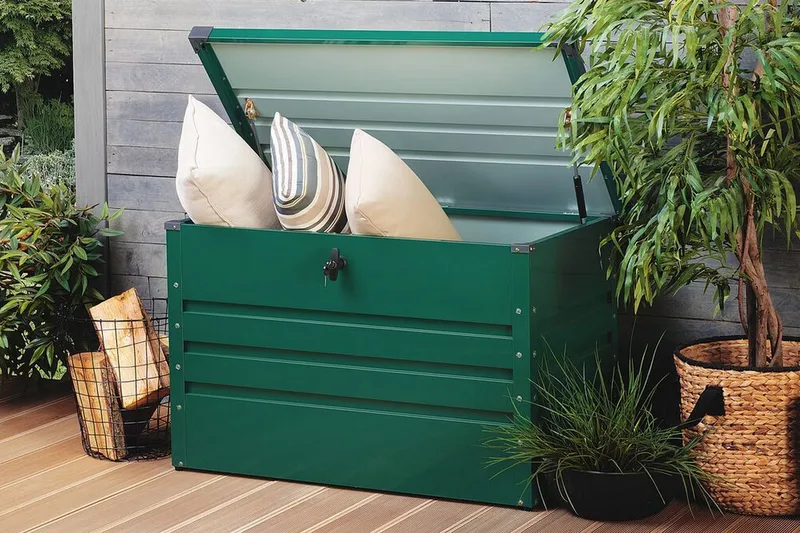 Cebrosa Putekasse 62 | 100 | 64 cm - Grønn - Hagemøbler - Puteoppbevaring & møbelbeskyttelse - Putebokser & Putekasser