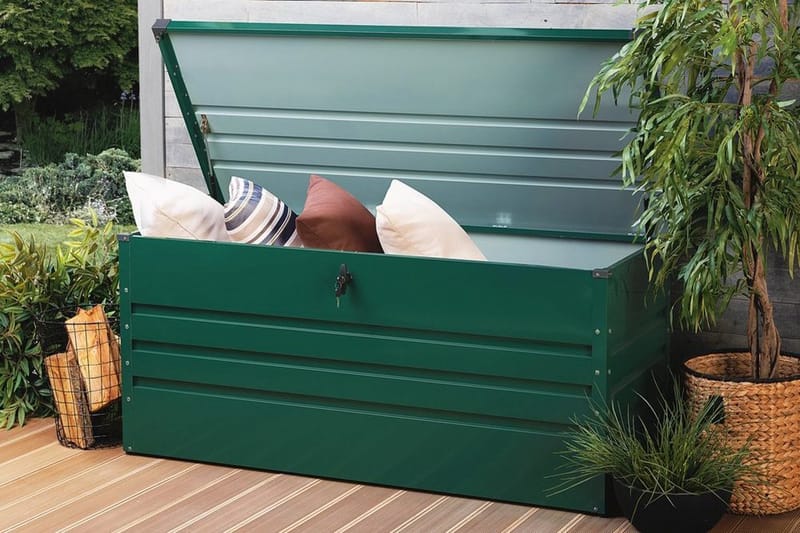 Cebrosa Pu-Lærtekasse 62|132|64 Cm - Svart - Hagemøbler - Puteoppbevaring & møbelbeskyttelse - Putebokser & Putekasser