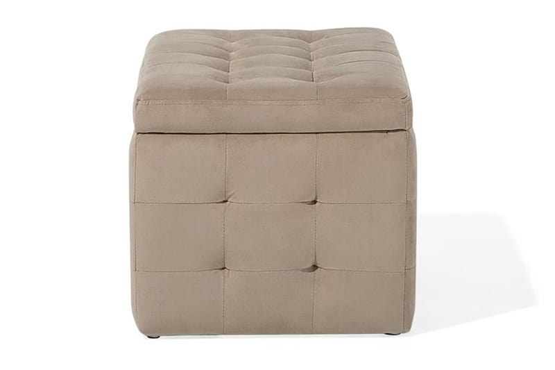 Michigan Dynbo | 42 | 72 | 40 cm - Brun - Møbler - Stoler & lenestoler - Krakk - Fotskammel - Chesterfield fotskammel