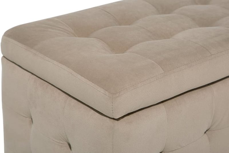 Michigan Dynbo | 42 | 72 | 40 cm - Brun - Møbler - Stoler & lenestoler - Krakk - Fotskammel - Chesterfield fotskammel