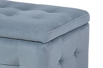 Michigan Dynbo | 42 | 72 | 40 cm - Grå - Møbler - Stoler & lenestoler - Krakk - Fotskammel - Chesterfield fotskammel
