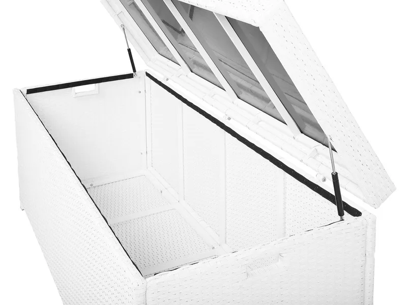 Modena Puteboks 158 cm - Hvit - Hagemøbler - Puteoppbevaring & møbelbeskyttelse - Putebokser & Putekasser