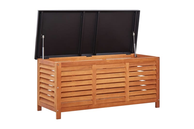 Oppbevaringsboks til hage 117x50x55 cm heltre eukalyptus - Hagemøbler - Puteoppbevaring & møbelbeskyttelse - Putebokser & Putekasser