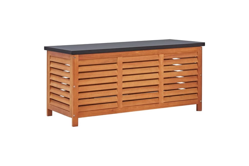 Oppbevaringsboks til hage 117x50x55 cm heltre eukalyptus - Hagemøbler - Puteoppbevaring & møbelbeskyttelse - Putebokser & Putekasser