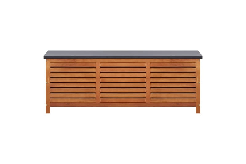 Oppbevaringsboks til hage 150x50x55 cm heltre eukalyptus - Brun - Hagemøbler - Puteoppbevaring & møbelbeskyttelse - Putebokser & Putekasser