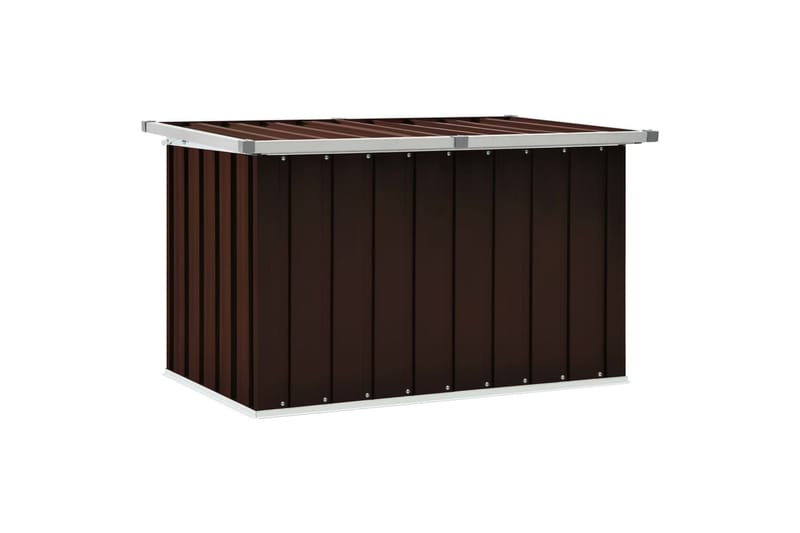 Oppbevaringskasse 109x67x65 cm brun - Hagemøbler - Puteoppbevaring & møbelbeskyttelse - Putebokser & Putekasser