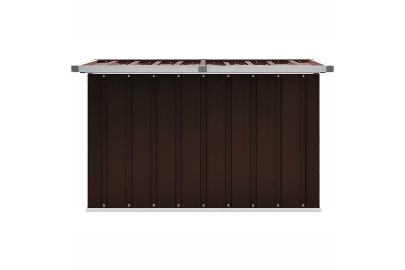 Oppbevaringskasse 109x67x65 cm brun - Hagemøbler - Puteoppbevaring & møbelbeskyttelse - Putebokser & Putekasser
