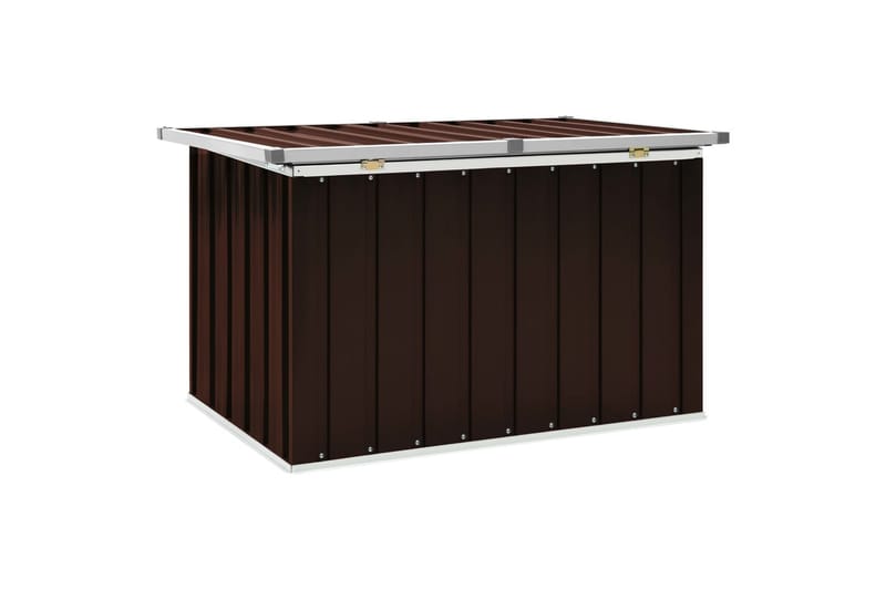 Oppbevaringskasse 109x67x65 cm brun - Hagemøbler - Puteoppbevaring & møbelbeskyttelse - Putebokser & Putekasser