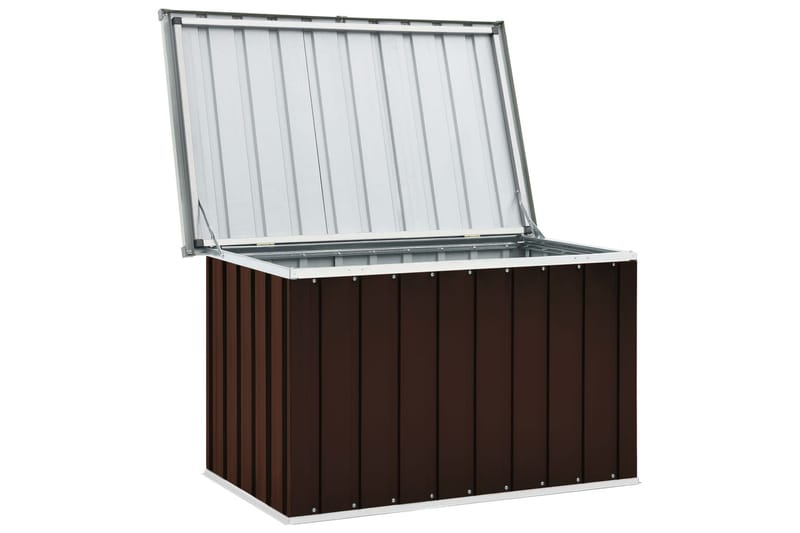 Oppbevaringskasse 109x67x65 cm brun - Hagemøbler - Puteoppbevaring & møbelbeskyttelse - Putebokser & Putekasser
