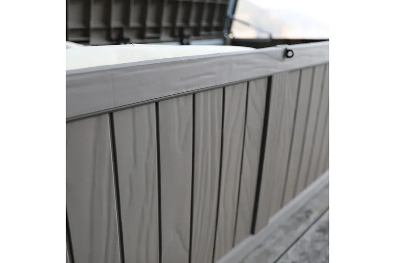 Praia Oppbevaringsboks Svart - Hagemøbler - Puteoppbevaring & møbelbeskyttelse - Putebokser & Putekasser