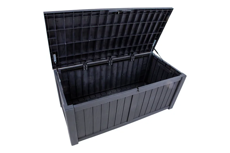 Praia Oppbevaringsboks Svart - Hagemøbler - Puteoppbevaring & møbelbeskyttelse - Putebokser & Putekasser