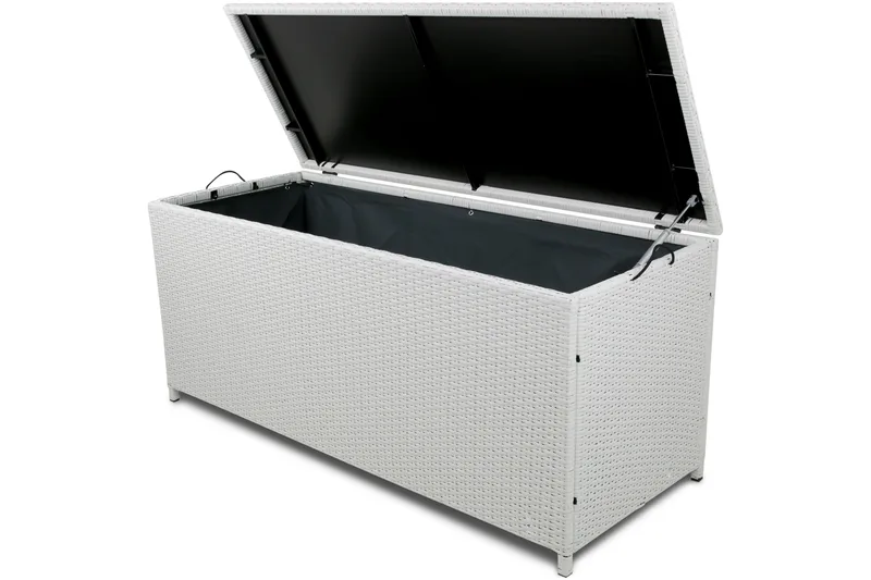 Pute-/putekasse 420 L - Hvit - Hagemøbler - Puteoppbevaring & møbelbeskyttelse - Putebokser & Putekasser