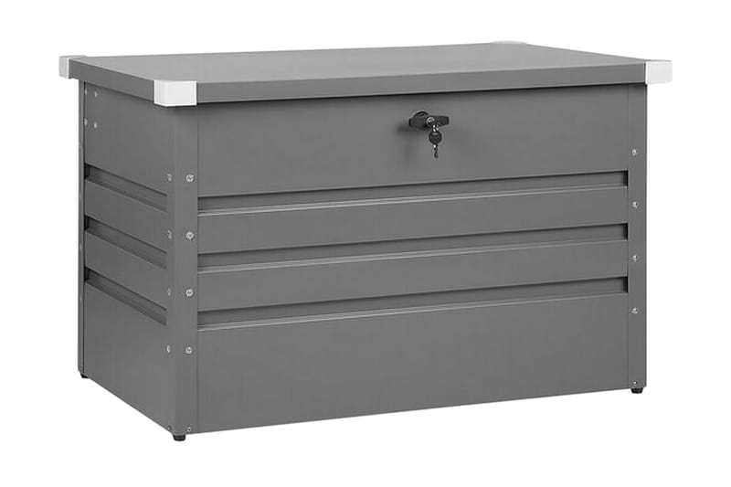 Putekasse 100 x 62 cm grå CEBROSA - Grå - Hagemøbler - Puteoppbevaring & møbelbeskyttelse - Putebokser & Putekasser