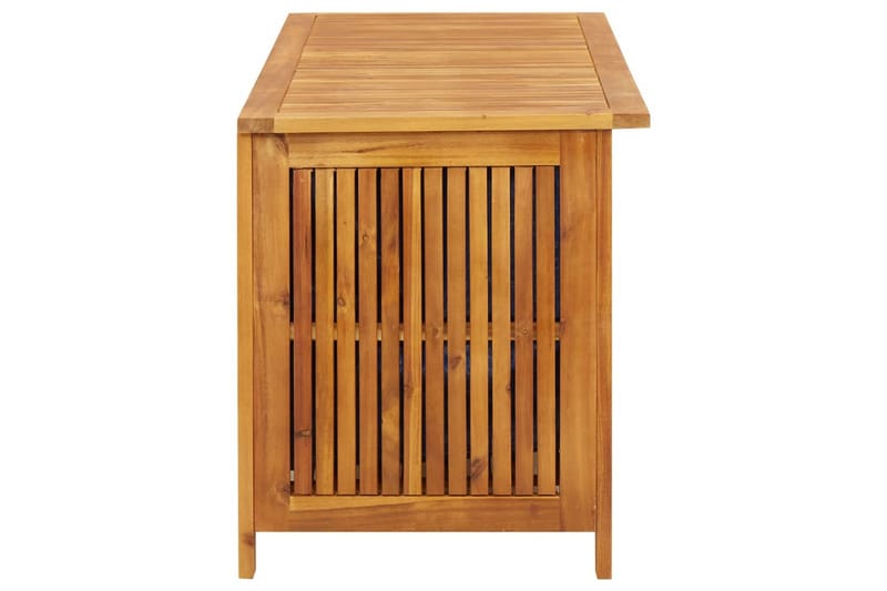 Putekasse 113x50x58 cm heltre akasie - Brun - Hagemøbler - Puteoppbevaring & møbelbeskyttelse - Putebokser & Putekasser