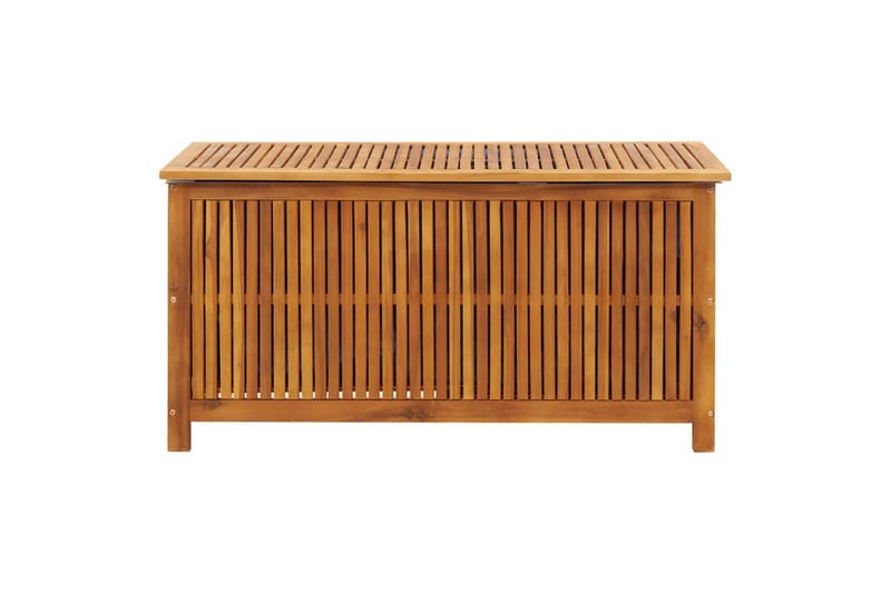 Putekasse 113x50x58 cm heltre akasie - Brun - Hagemøbler - Puteoppbevaring & møbelbeskyttelse - Putebokser & Putekasser