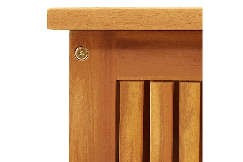 Putekasse 113x50x58 cm heltre akasie - Brun - Hagemøbler - Puteoppbevaring & møbelbeskyttelse - Putebokser & Putekasser