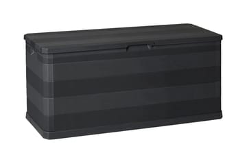 Putekasse 117x45x56 cm svart - Svart - Hagemøbler - Puteoppbevaring & møbelbeskyttelse - Putebokser & Putekasser