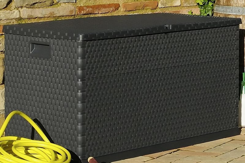 Putekasse 120x56x63 cm antrasitt - Antrasitt - Hagemøbler - Puteoppbevaring & møbelbeskyttelse - Putebokser & Putekasser