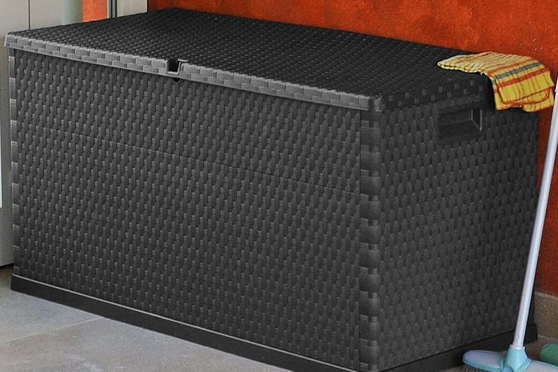 Putekasse 120x56x63 cm antrasitt - Antrasitt - Hagemøbler - Puteoppbevaring & møbelbeskyttelse - Putebokser & Putekasser