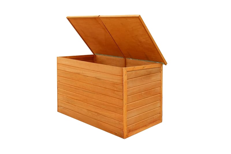 Putekasse 126x72x72 cm tre - Tre - Hagemøbler - Puteoppbevaring & møbelbeskyttelse - Putebokser & Putekasser