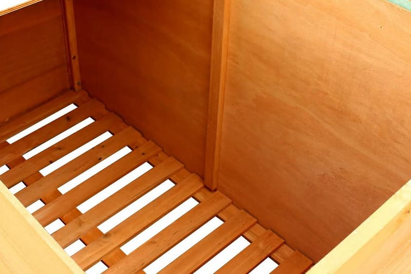 Putekasse 126x72x72 cm tre - Tre - Hagemøbler - Puteoppbevaring & møbelbeskyttelse - Putebokser & Putekasser