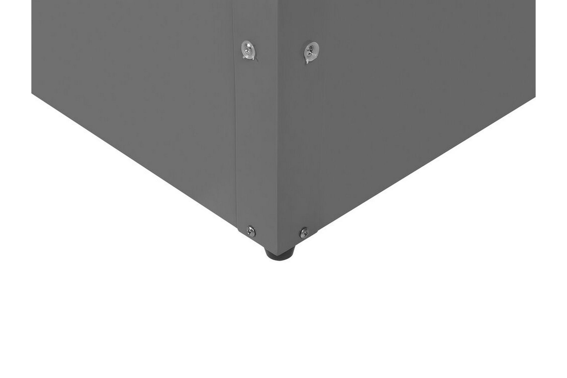Putekasse 132 x 62 cm grå CEBROSA - Grå - Hagemøbler - Puteoppbevaring & møbelbeskyttelse - Putebokser & Putekasser