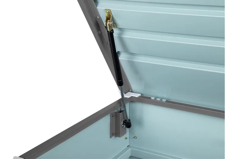 Putekasse 132 x 62 cm grå CEBROSA - Grå - Hagemøbler - Puteoppbevaring & møbelbeskyttelse - Putebokser & Putekasser