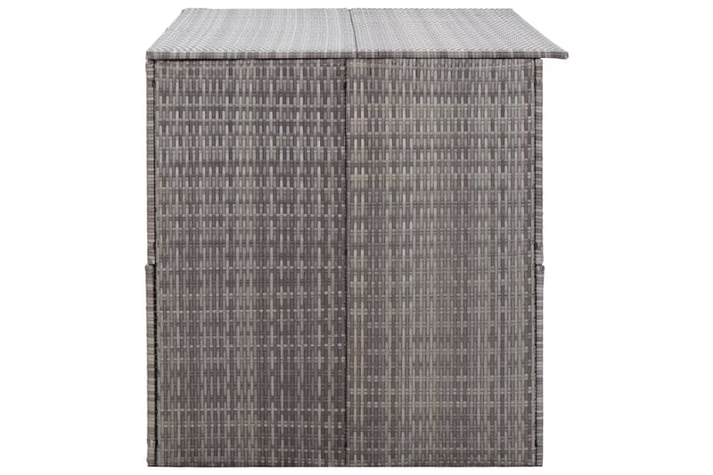 Putekasse 150x100x100 cm polyrotting grå - Grå - Putebokser & Putekasser