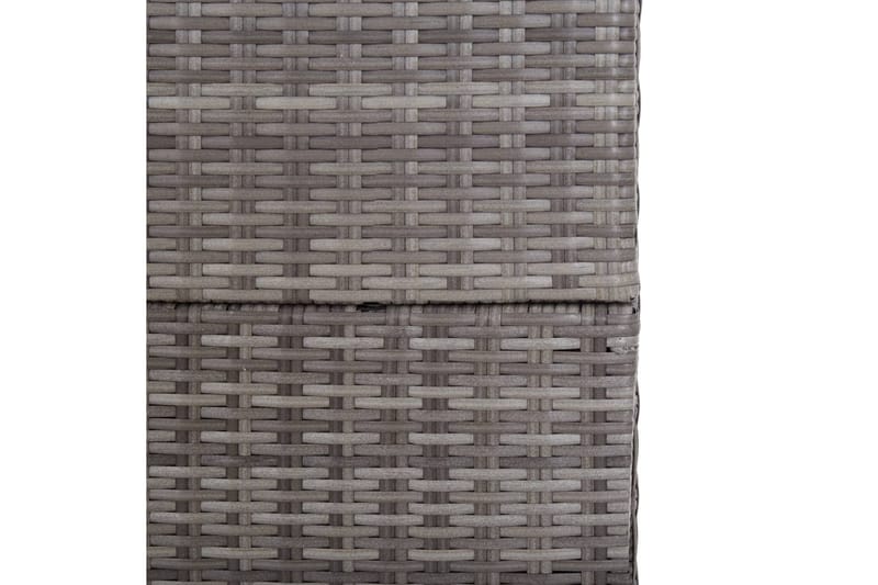 Putekasse 150x100x100 cm polyrotting grå - Grå - Putebokser & Putekasser