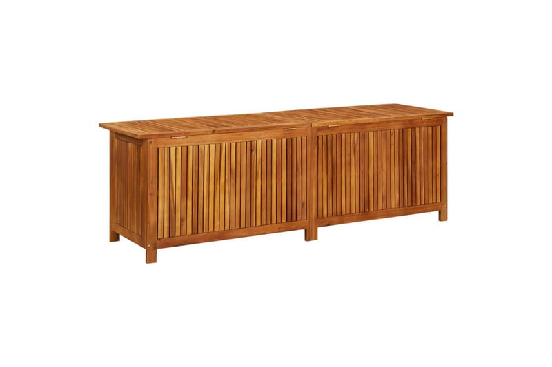 Putekasse 175x50x58 cm heltre akasie - Brun - Hagemøbler - Puteoppbevaring & møbelbeskyttelse - Putebokser & Putekasser
