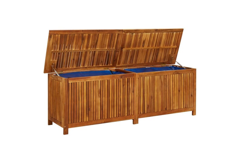 Putekasse 175x50x58 cm heltre akasie - Brun - Hagemøbler - Puteoppbevaring & møbelbeskyttelse - Putebokser & Putekasser