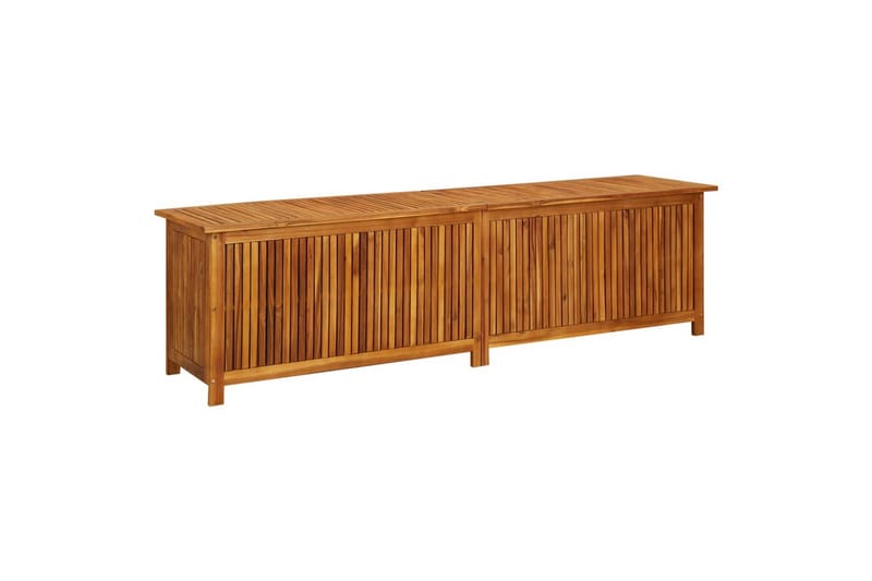 Putekasse 200x50x58 cm heltre akasie - Brun - Hagemøbler - Puteoppbevaring & møbelbeskyttelse - Putebokser & Putekasser