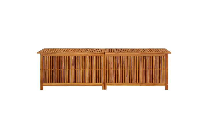Putekasse 200x50x58 cm heltre akasie - Brun - Hagemøbler - Puteoppbevaring & møbelbeskyttelse - Putebokser & Putekasser