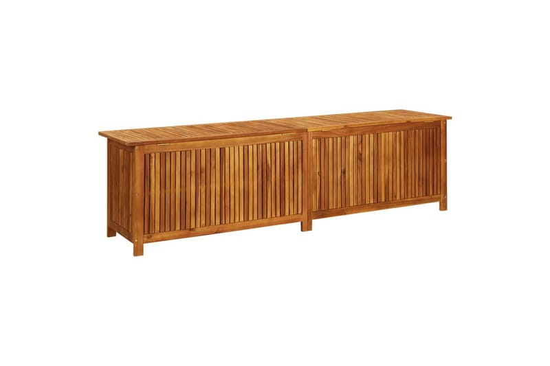 Putekasse 200x50x58 cm heltre akasie - Brun - Hagemøbler - Puteoppbevaring & møbelbeskyttelse - Putebokser & Putekasser