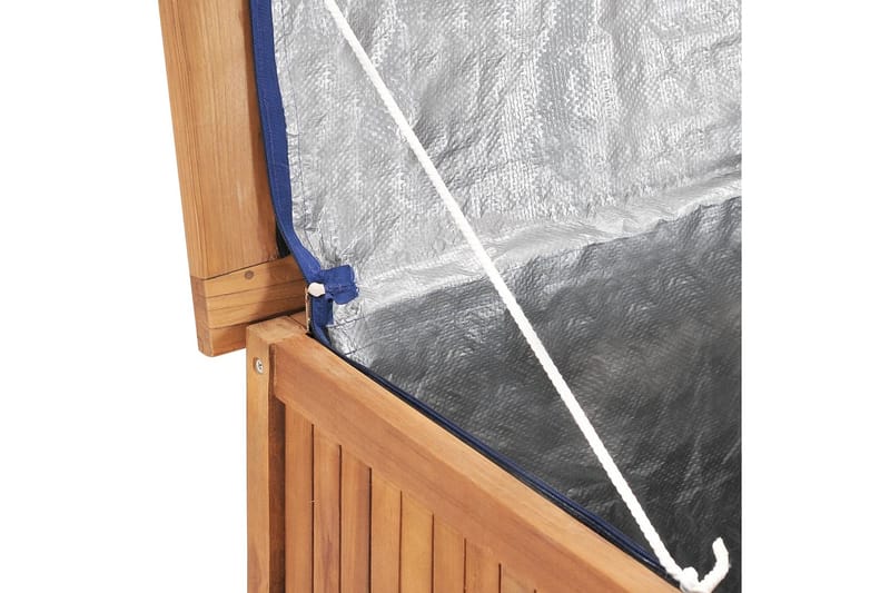 Putekasse 60x50x58 cm heltre teak - Brun - Hagemøbler - Puteoppbevaring & møbelbeskyttelse - Putebokser & Putekasser