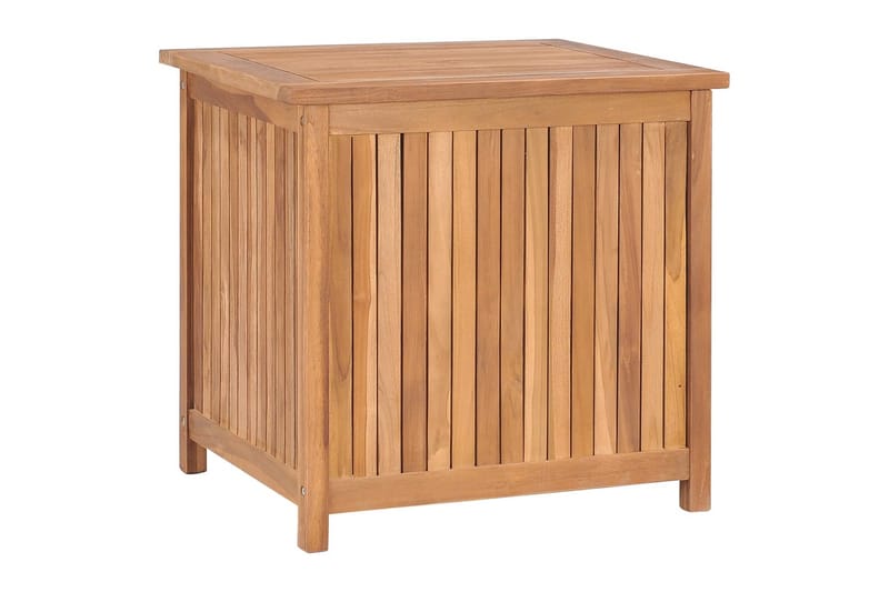 Putekasse 60x50x58 cm heltre teak - Brun - Hagemøbler - Puteoppbevaring & møbelbeskyttelse - Putebokser & Putekasser
