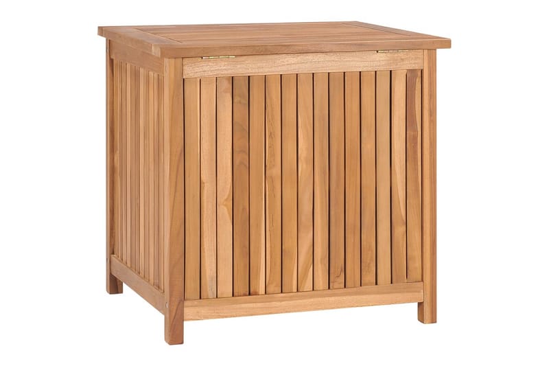 Putekasse 60x50x58 cm heltre teak - Brun - Hagemøbler - Puteoppbevaring & møbelbeskyttelse - Putebokser & Putekasser