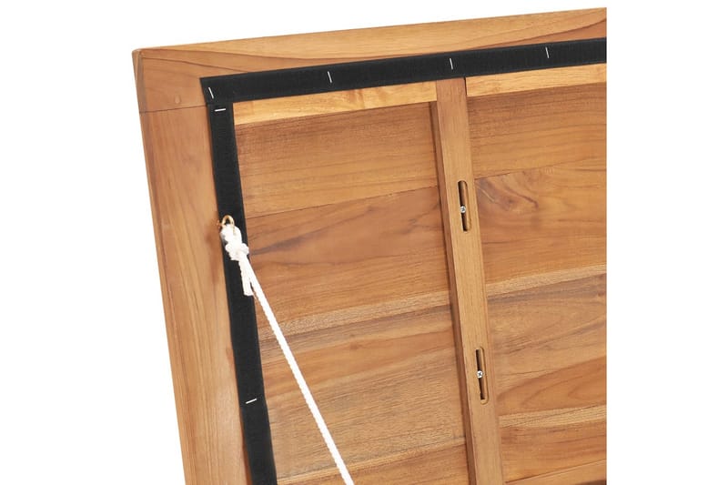 Putekasse 60x50x58 cm heltre teak - Brun - Hagemøbler - Puteoppbevaring & møbelbeskyttelse - Putebokser & Putekasser