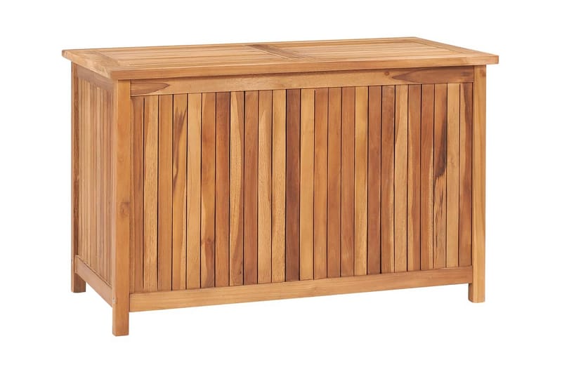 Putekasse 90x50x58 cm heltre teak - Brun - Putebokser & Putekasser