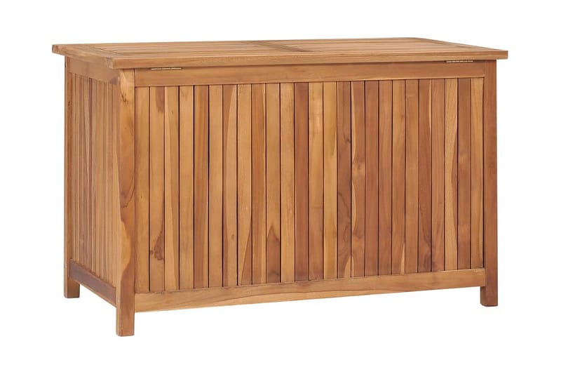 Putekasse 90x50x58 cm heltre teak - Brun - Hagemøbler - Puteoppbevaring & møbelbeskyttelse - Putebokser & Putekasser